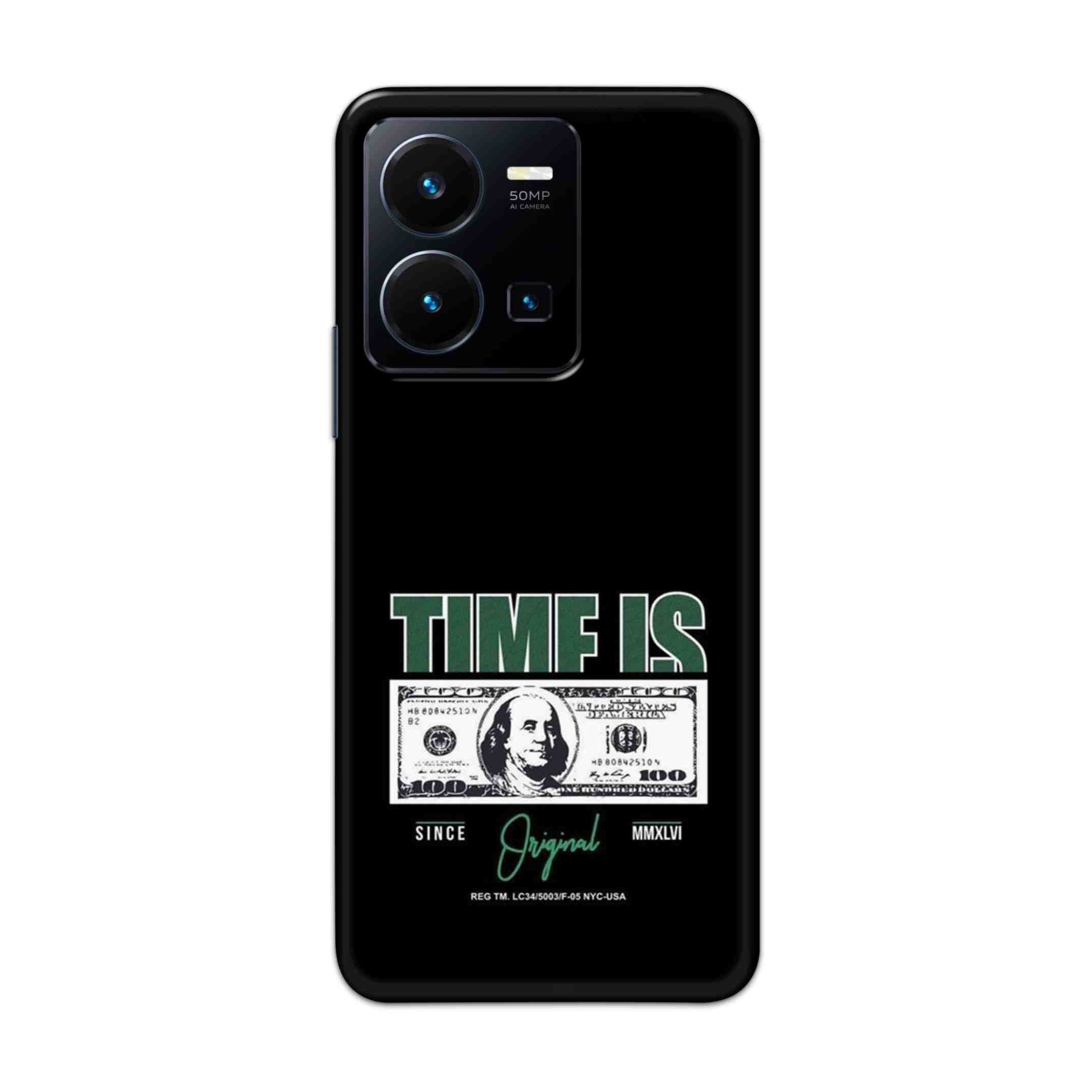 Buy Time Is Money Hard Back Mobile Phone Case Cover For Vivo Y35 2022 Online