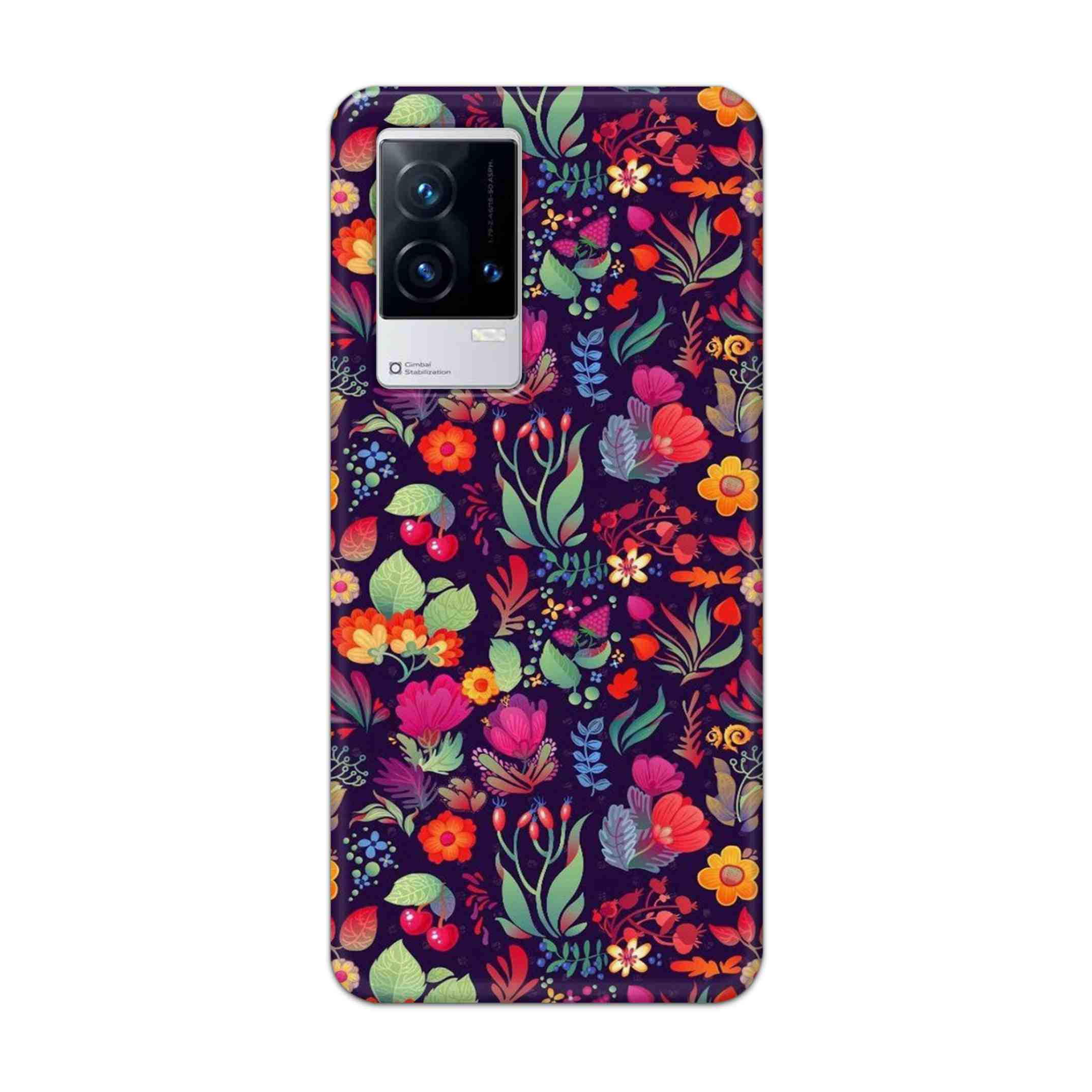 Buy Fruits Flower Hard Back Mobile Phone Case Cover For Vivo iQOO 9 5G Online