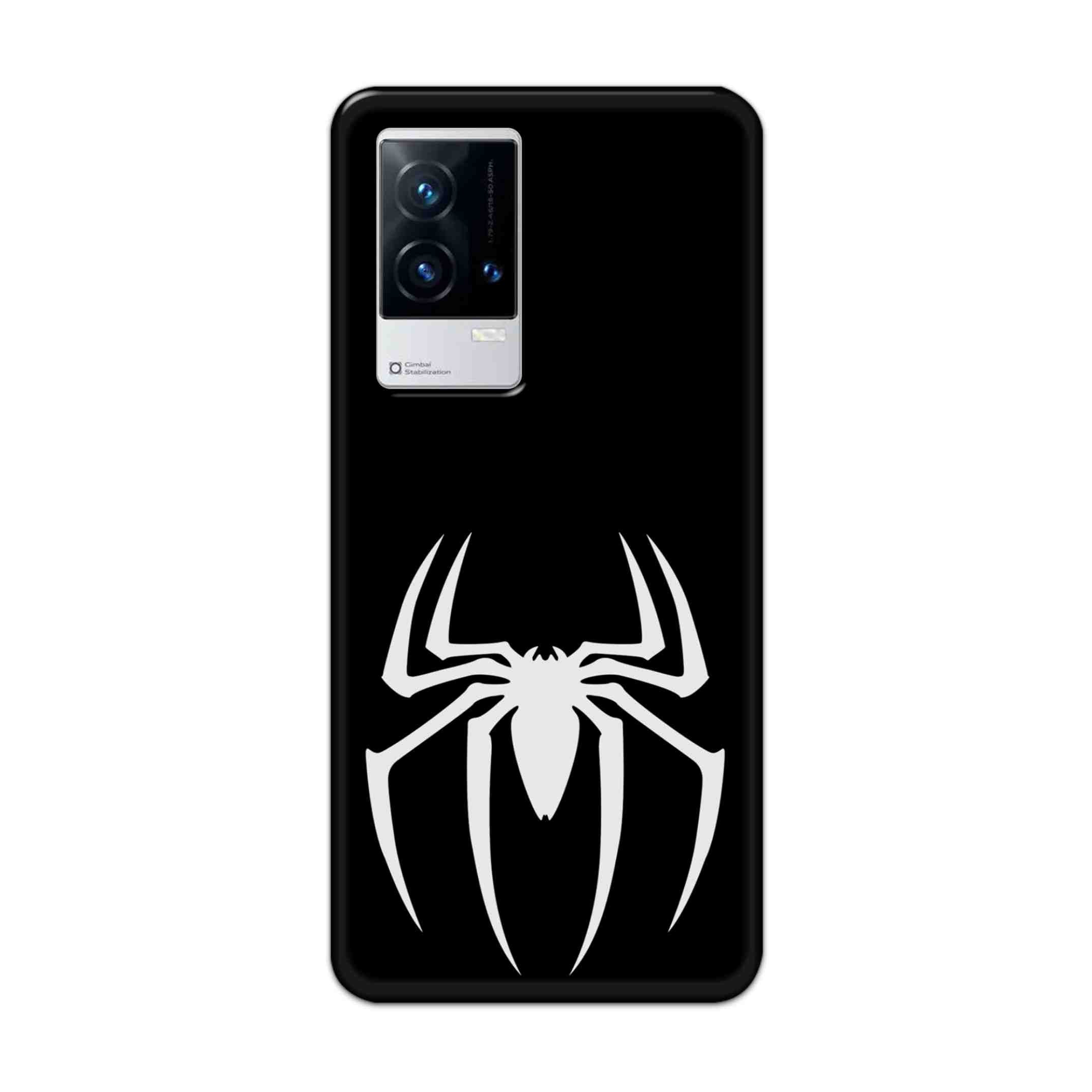 Buy Black Spiderman Logo Hard Back Mobile Phone Case Cover For Vivo iQOO 9 5G Online