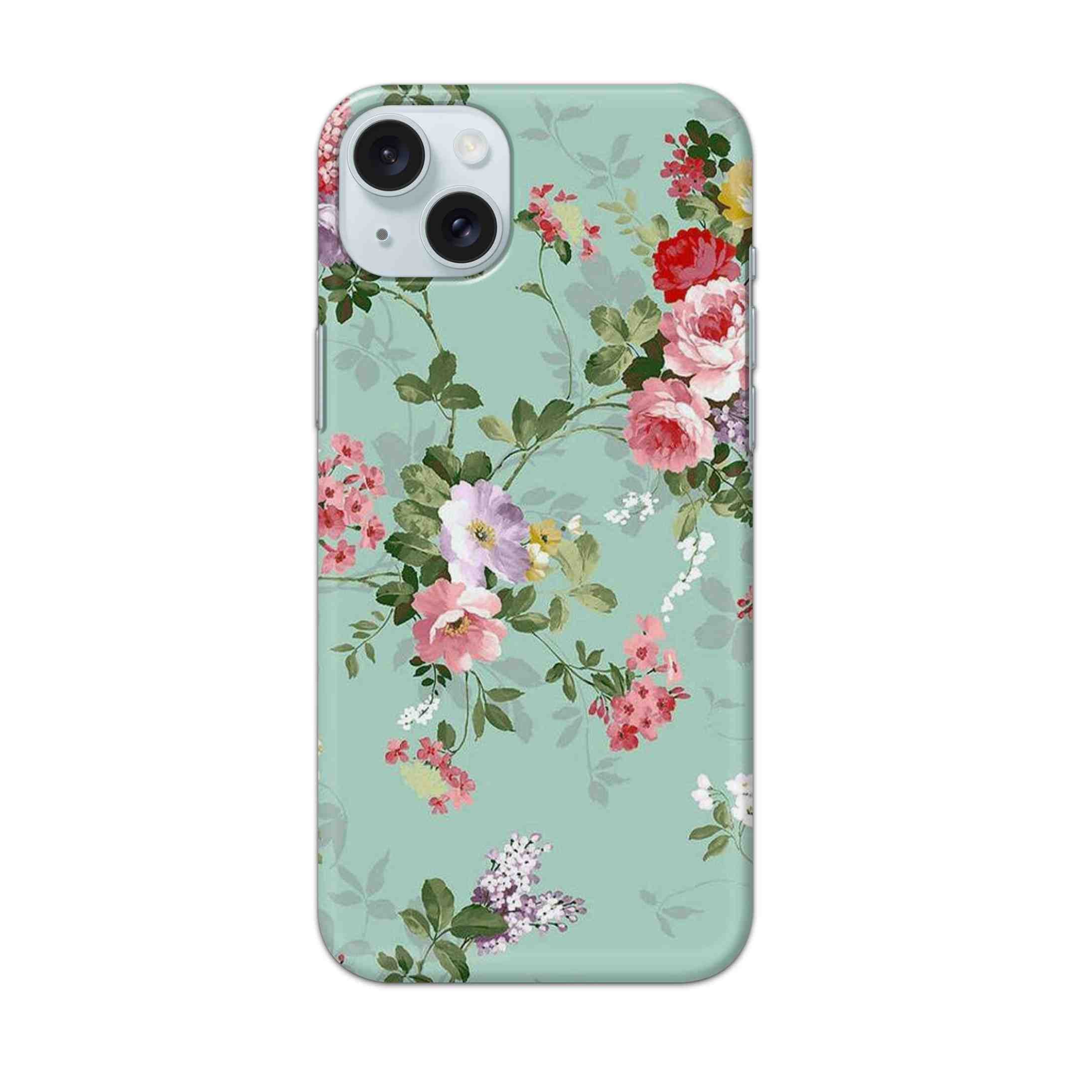 Buy Colourful Flower Hard Back Mobile Phone Case Cover For Apple iPhone 15 Plus Online