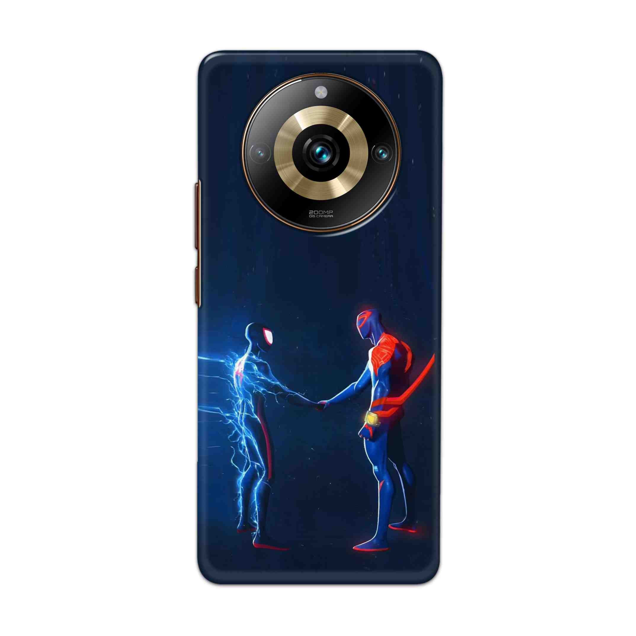 Buy Miles Morales Meet With Spiderman Hard Back Mobile Phone Case/Cover For Realme 11 Pro Plus (5G) Online