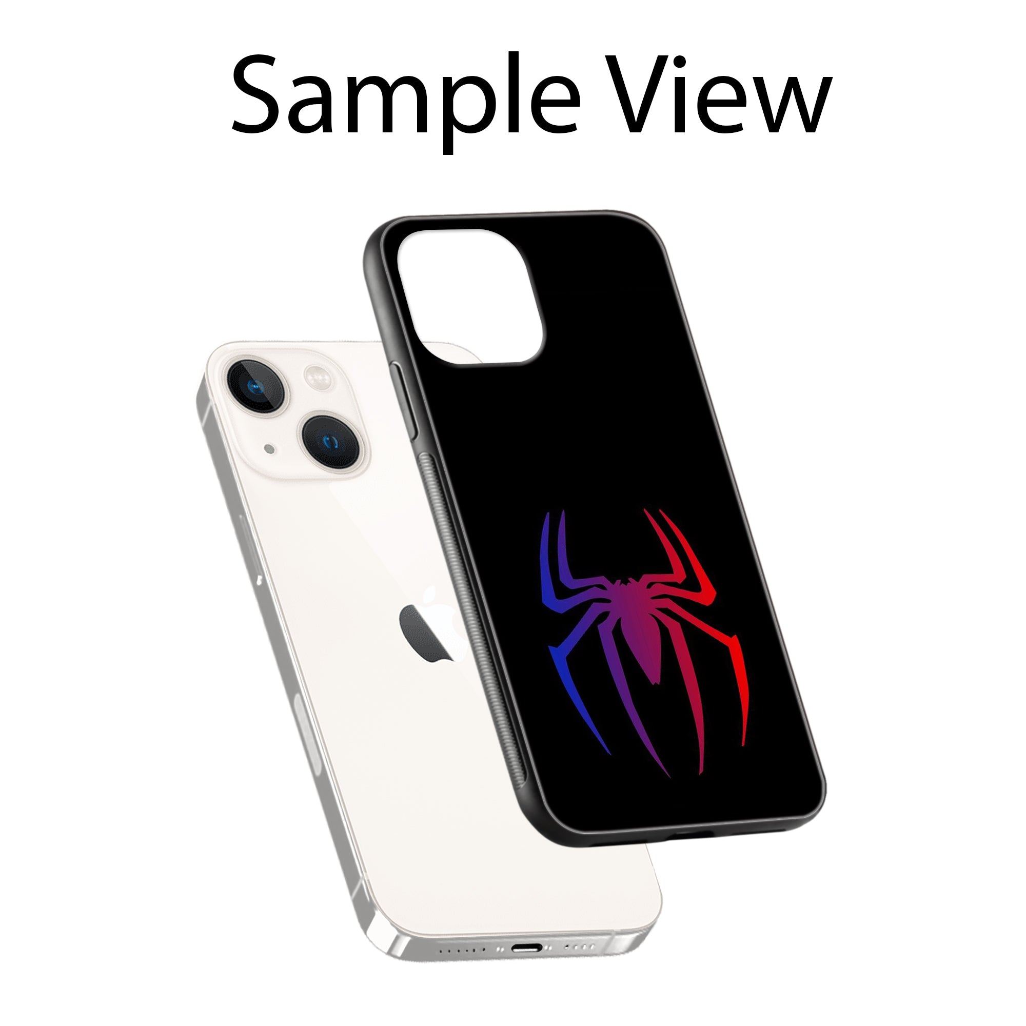 Buy Neon Spiderman Logo Metal-Silicon Back Mobile Phone Case/Cover For Samsung Galaxy M33 5G Online