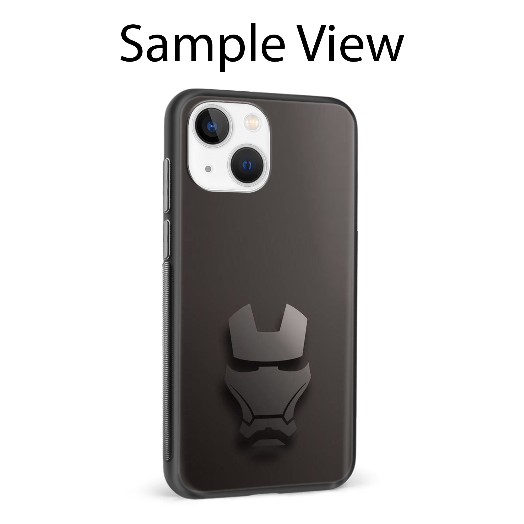 Buy Iron Man Logo Metal-Silicon Back Mobile Phone Case/Cover For Samsung Galaxy M32 Online