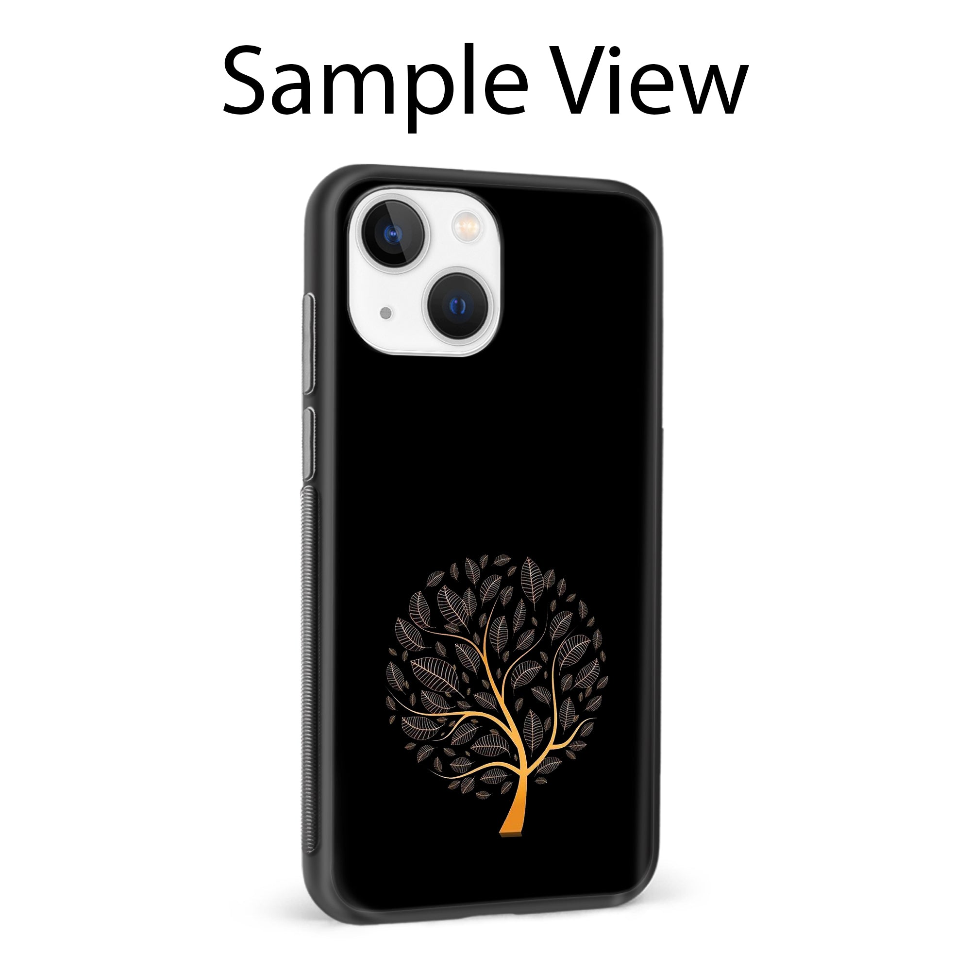 Buy Golden Tree Metal-Silicon Back Mobile Phone Case/Cover For Samsung Galaxy M33 5G Online