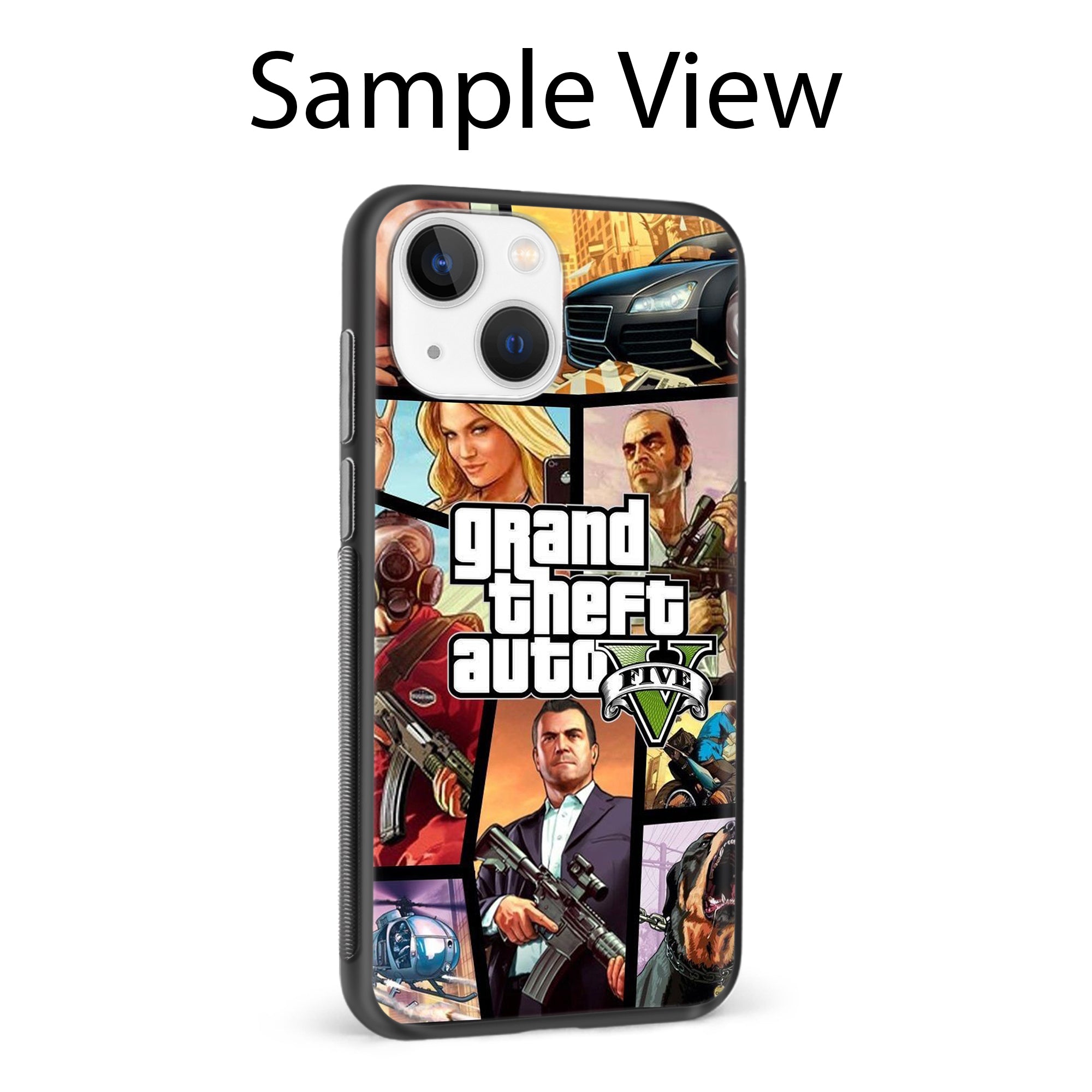 Buy Grand Theft Auto 5 Metal-Silicon Back Mobile Phone Case/Cover For Samsung Galaxy M51 Online