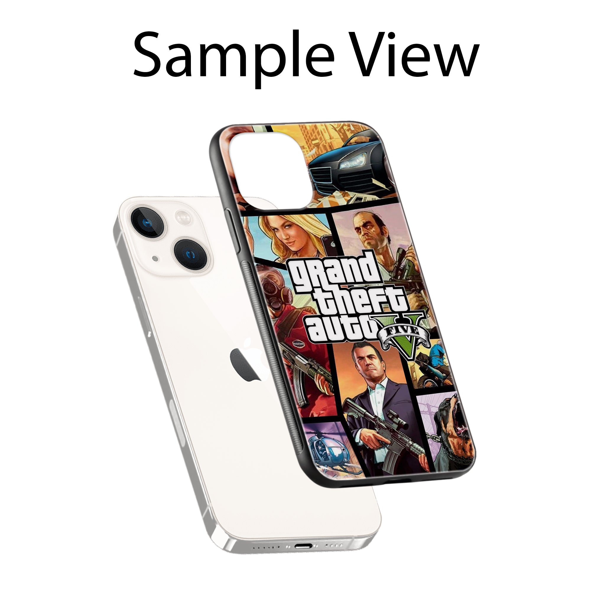 Buy Grand Theft Auto 5 Metal-Silicon Back Mobile Phone Case/Cover For Samsung Galaxy S24 Online