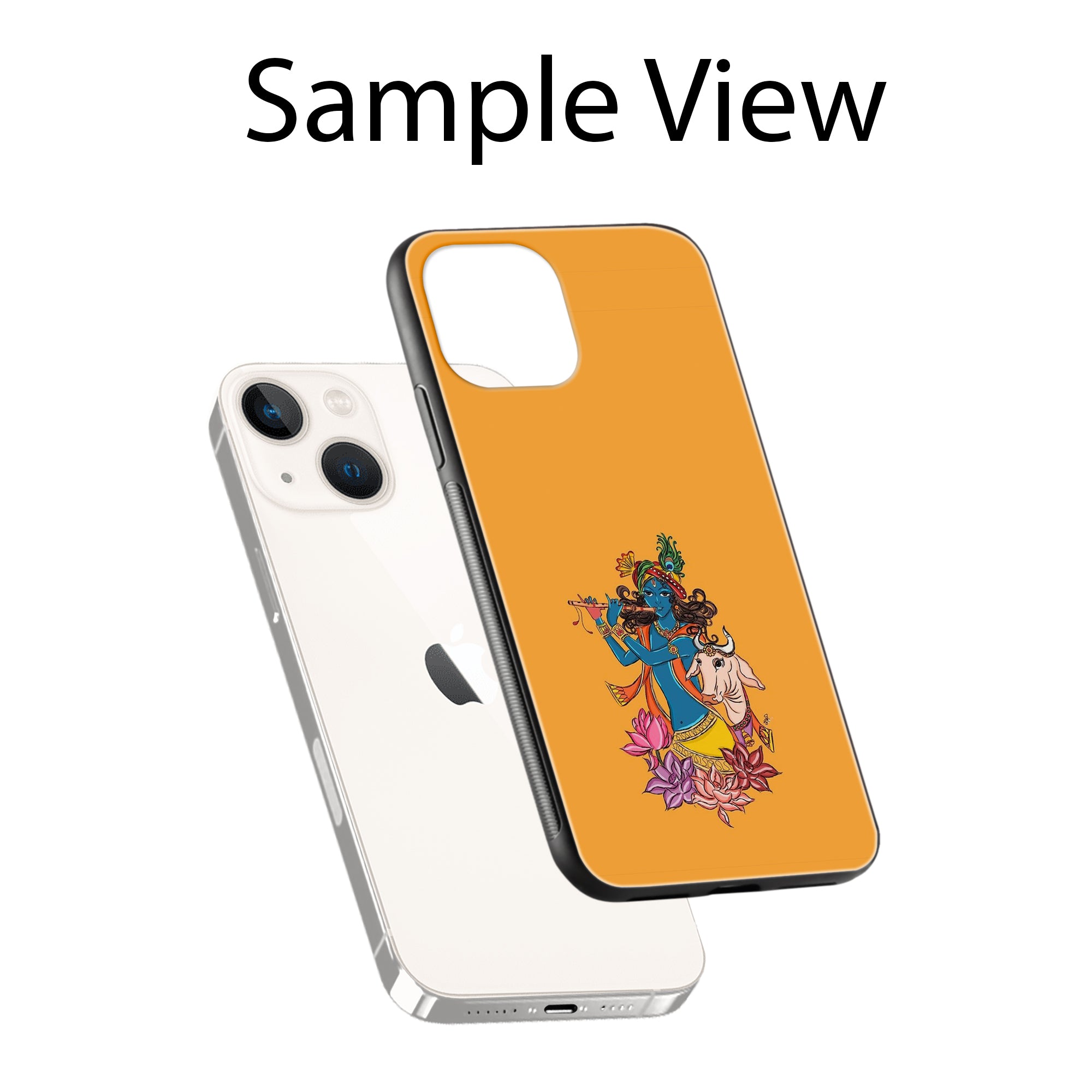 Buy Radhe Krishna Metal-Silicon Back Mobile Phone Case/Cover For Samsung Galaxy M33 5G Online
