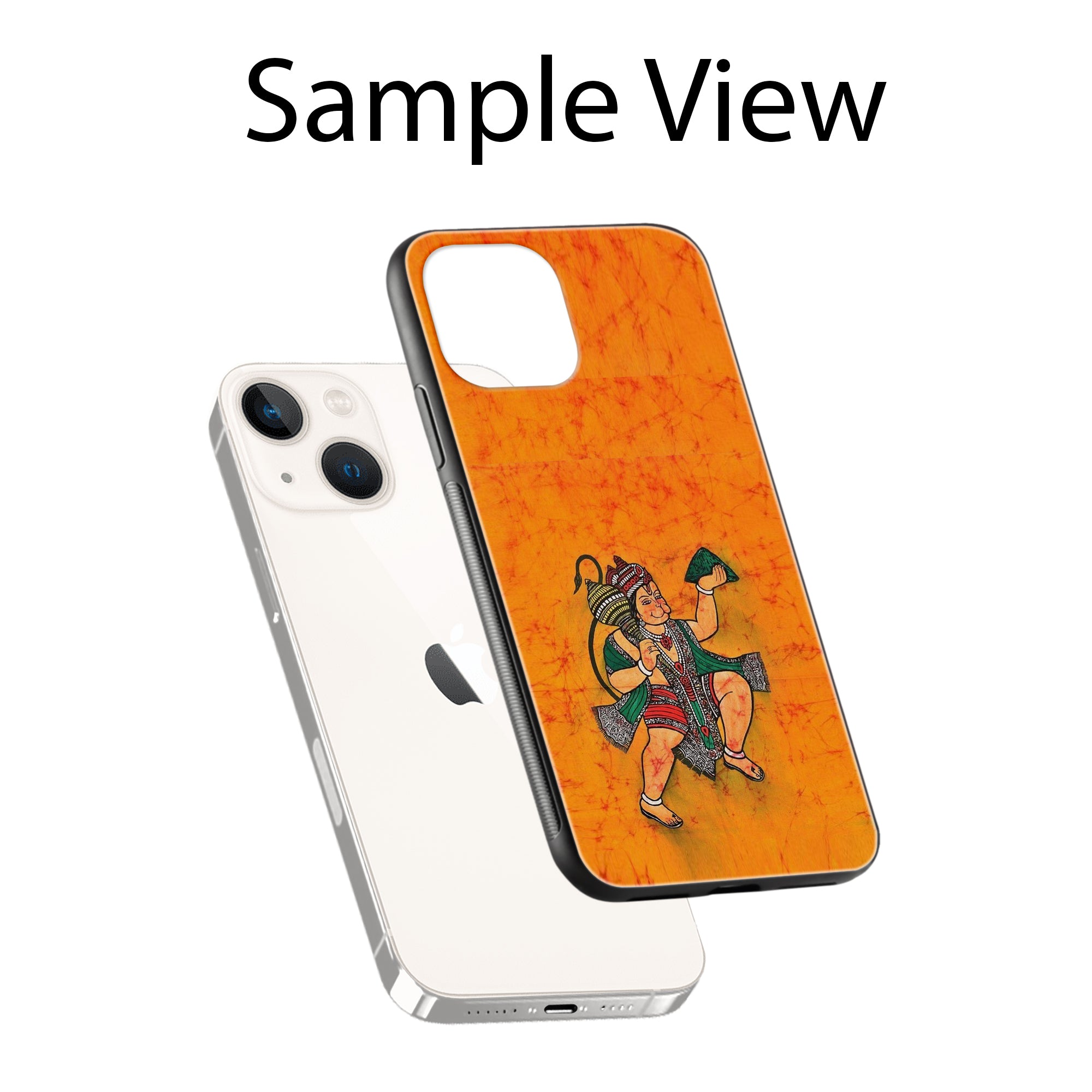 Buy Hanuman Ji Metal-Silicon Back Mobile Phone Case/Cover For Samsung Galaxy M51 Online