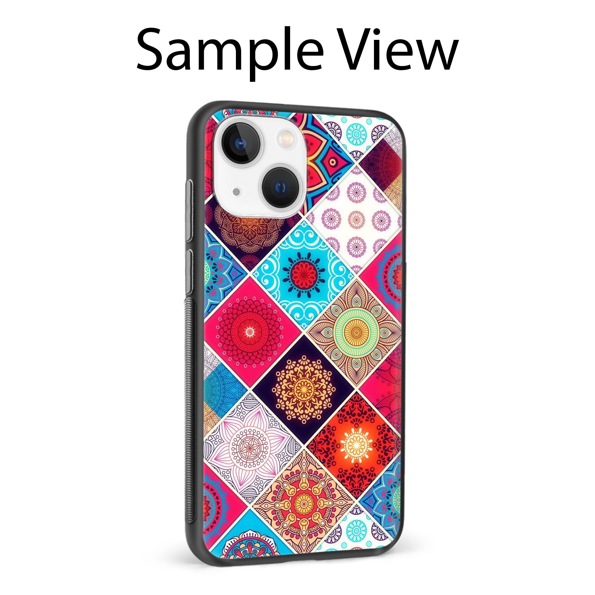 Buy Rainbow Mandala Metal-Silicon Back Mobile Phone Case/Cover For Samsung Galaxy S24 Plus 5G Online