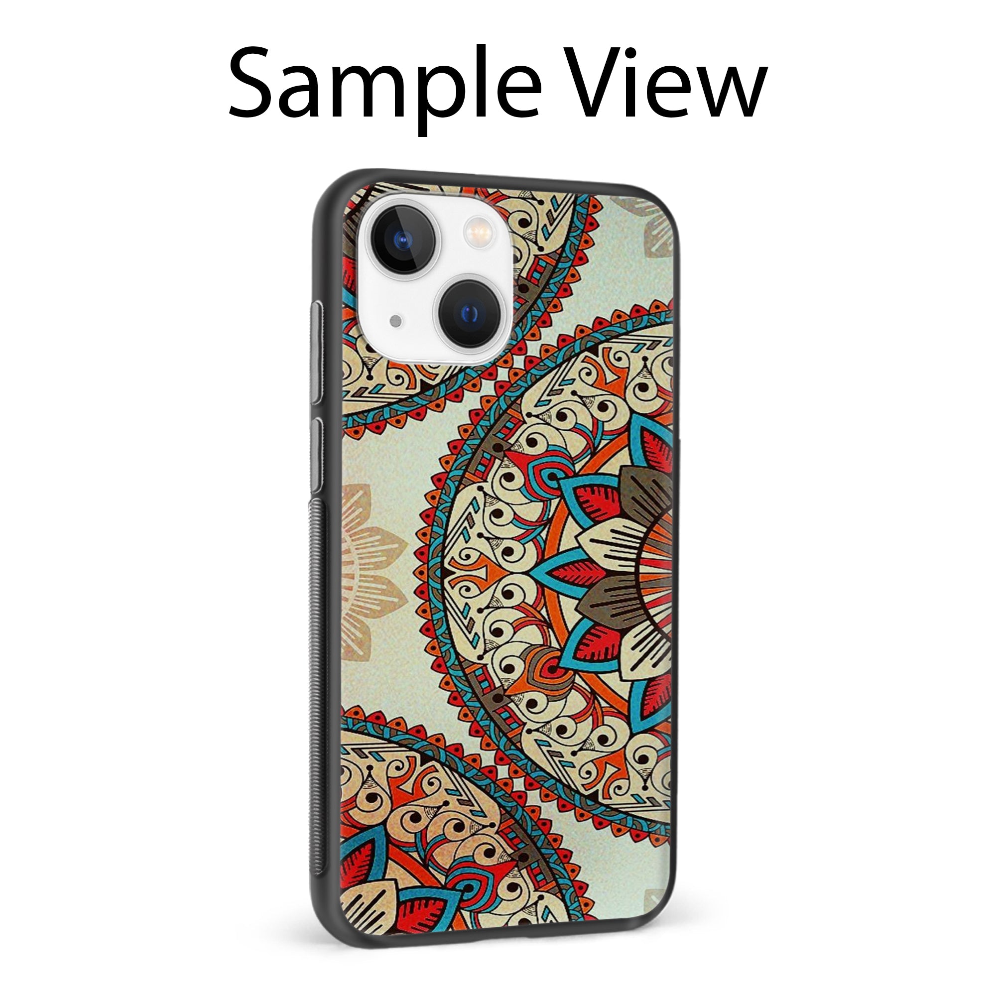 Buy Aztec Mandalas Metal-Silicon Back Mobile Phone Case/Cover For Samsung Galaxy M33 5G Online