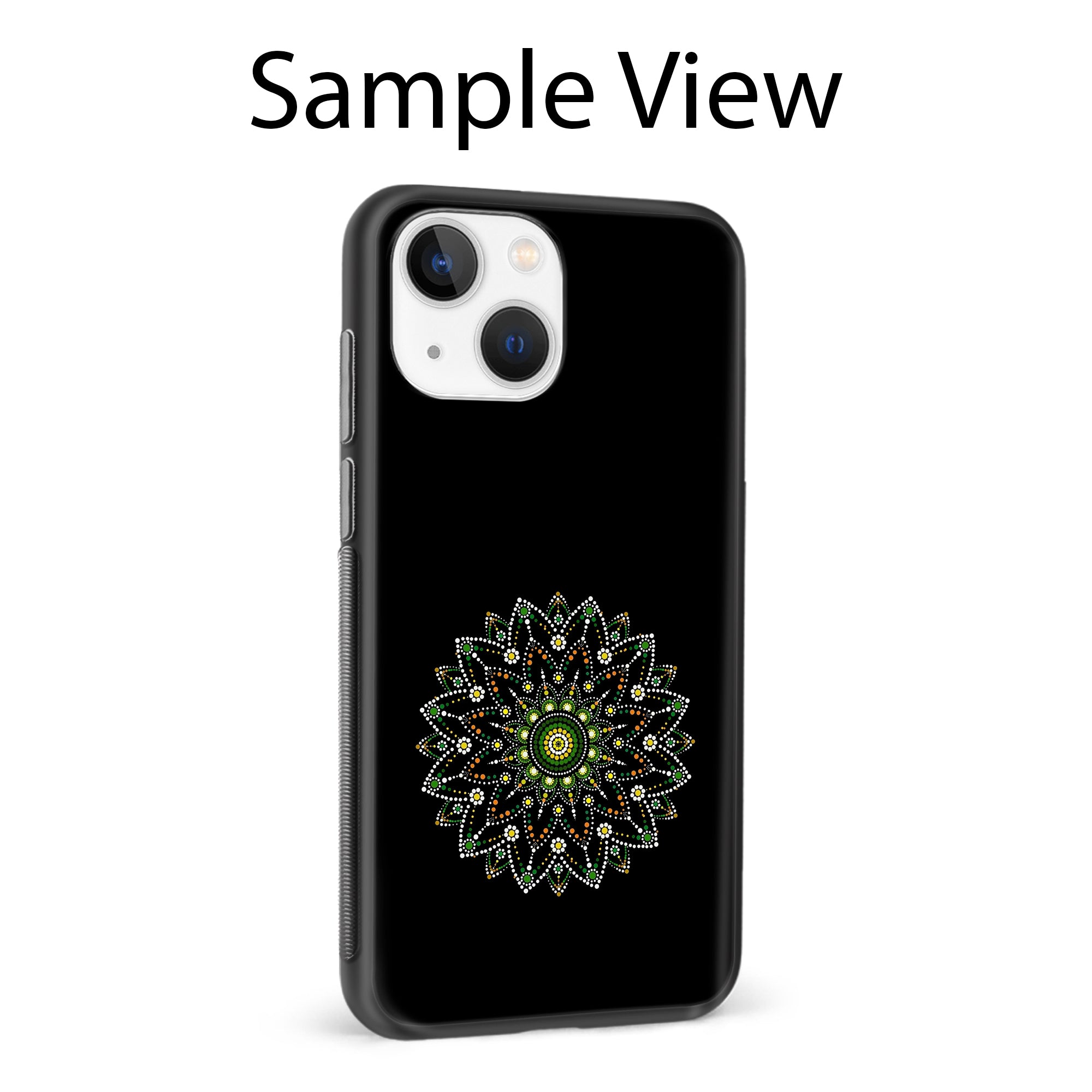 Buy Moon Mandala Metal-Silicon Back Mobile Phone Case/Cover For Samsung Galaxy S24 Plus 5G Online