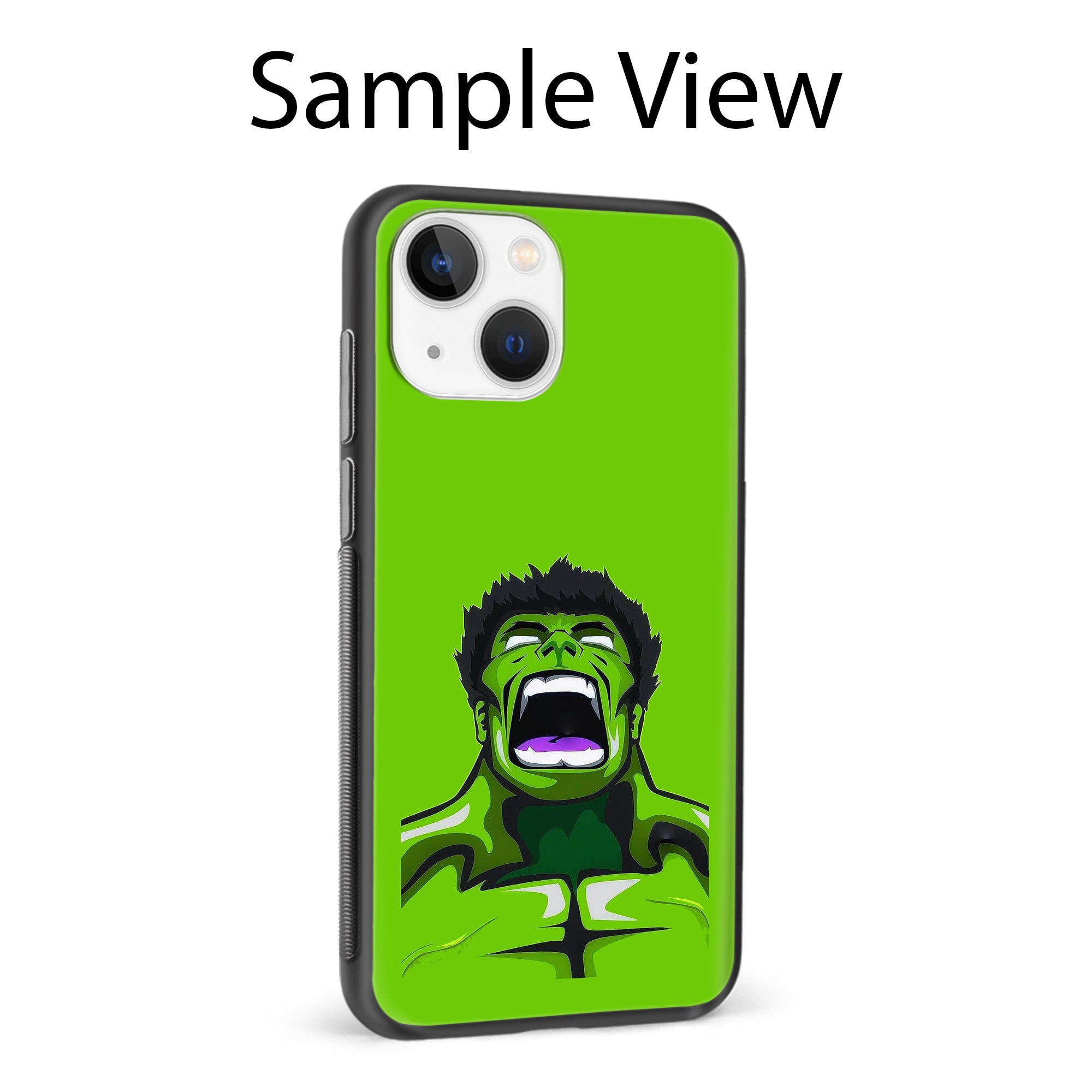 Buy Green Hulk Metal-Silicon Back Mobile Phone Case/Cover For Samsung S22 Online