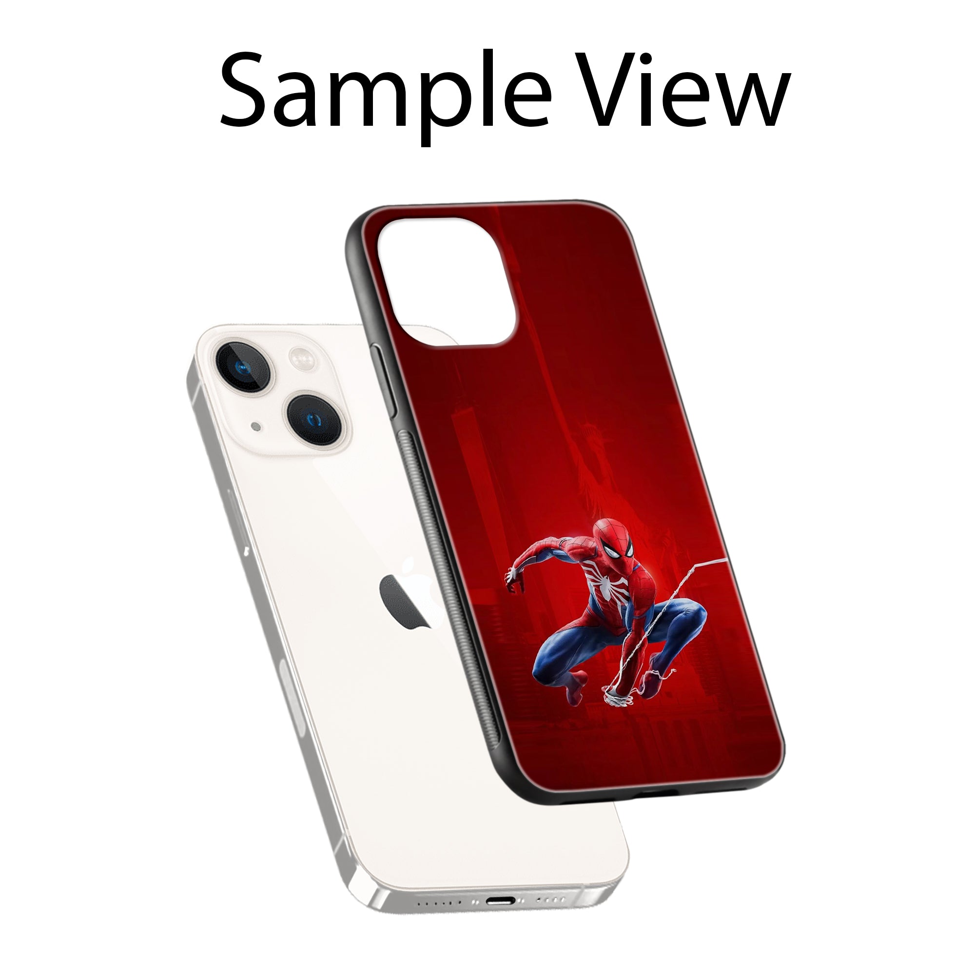 Buy Spiderman Metal-Silicon Back Mobile Phone Case/Cover For Samsung S22 Online