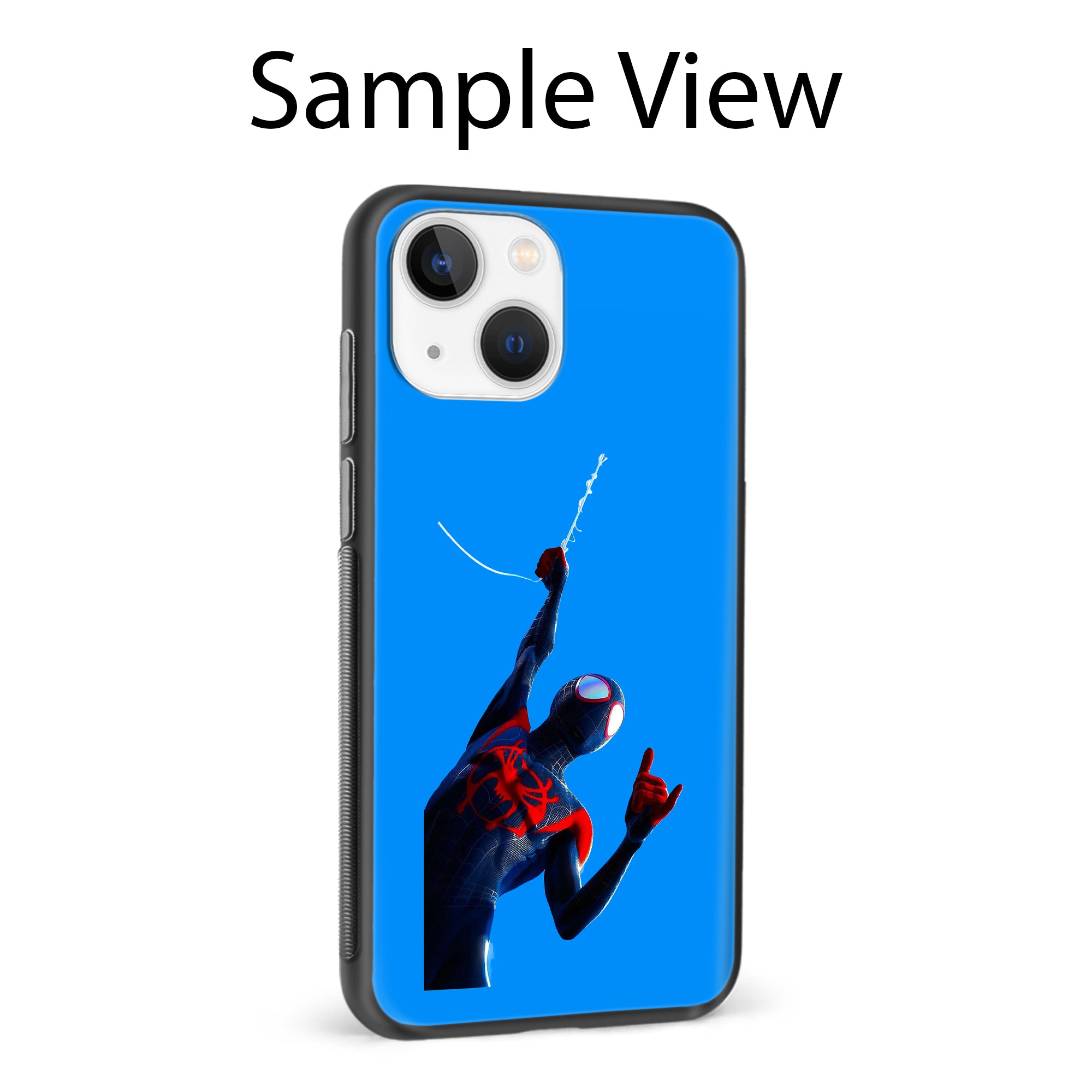 Buy Miles Morales Spiderman Metal-Silicon Back Mobile Phone Case/Cover For Samsung S22 Online