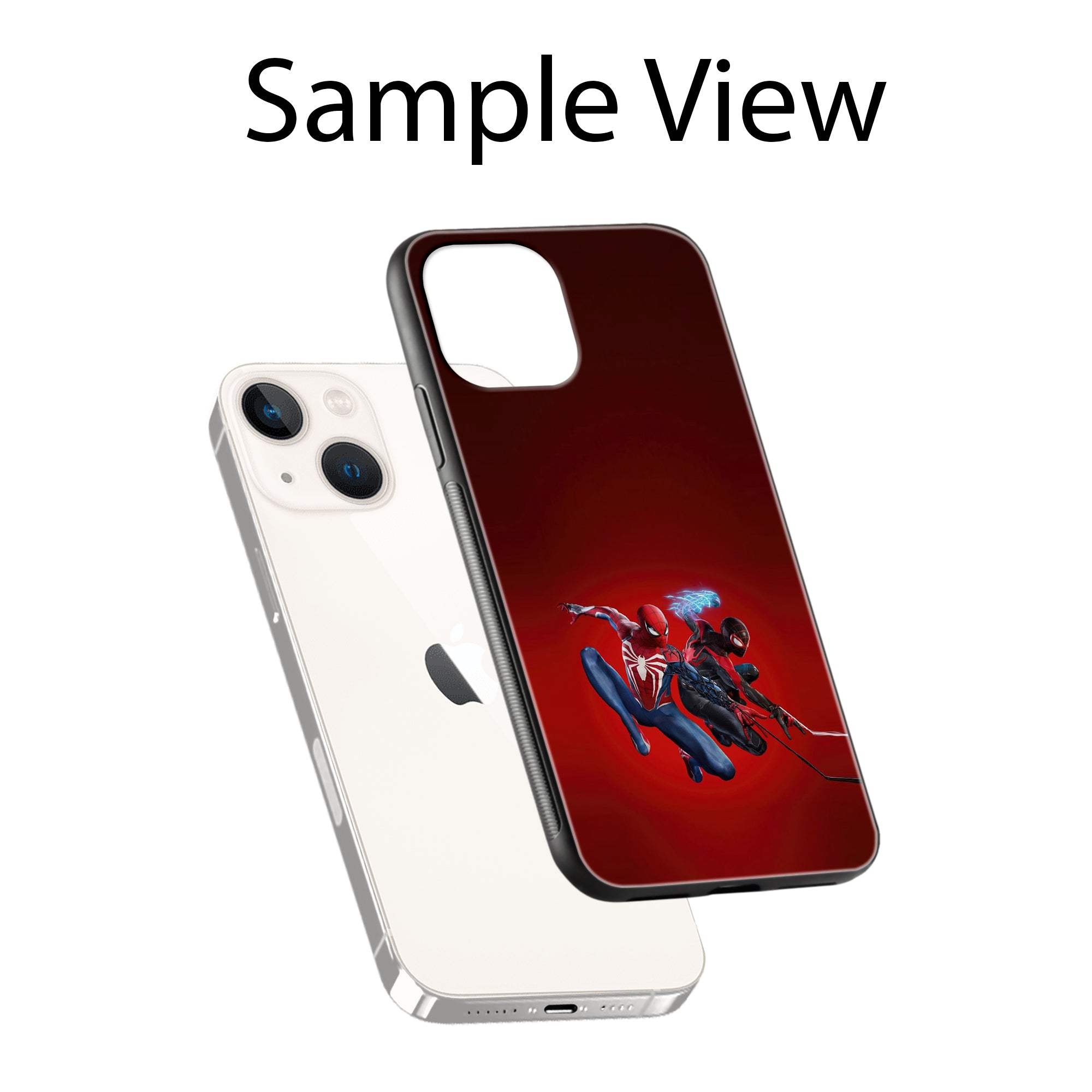 Buy Spiderman And Miles Morales Metal-Silicon Back Mobile Phone Case/Cover For Samsung S22 Online