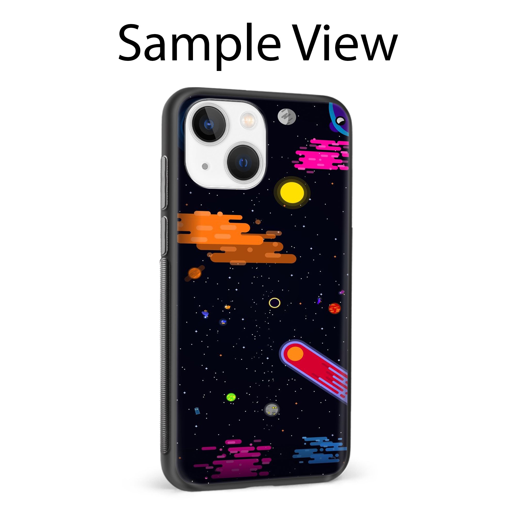 Buy Art Space Metal-Silicon Back Mobile Phone Case/Cover For Samsung S22 Ultra Online