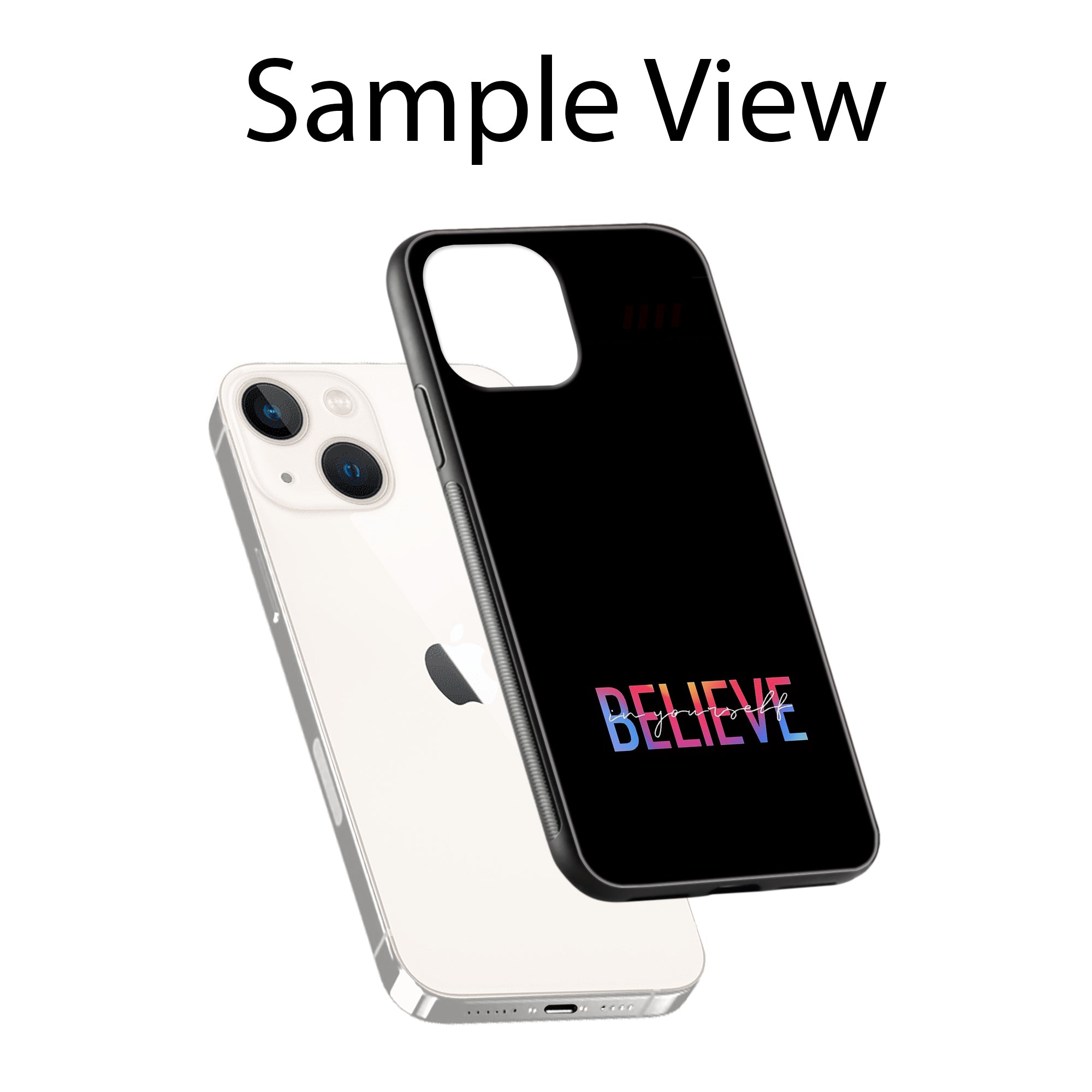 Buy Believe Metal-Silicon Back Mobile Phone Case/Cover For Samsung S22 Online