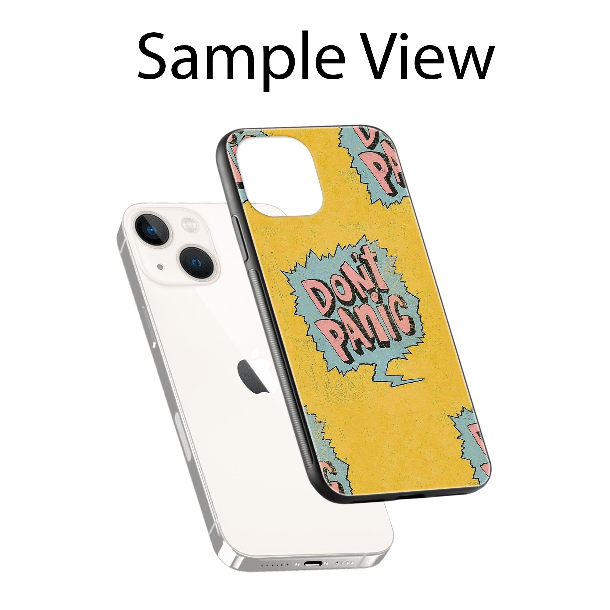 Buy Do Not Panic Metal-Silicon Back Mobile Phone Case/Cover For Samsung S22 Online