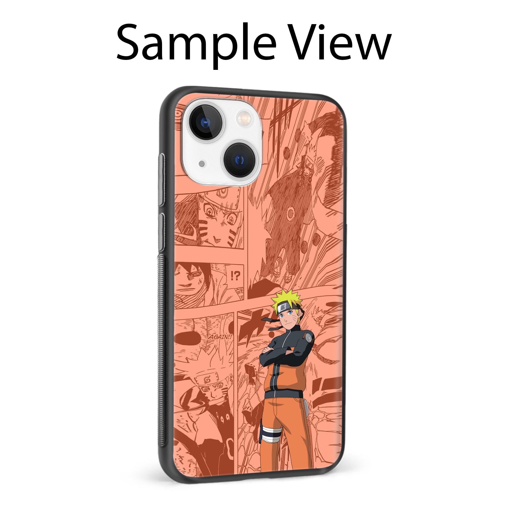 Buy Naruto Metal-Silicon Back Mobile Phone Case/Cover For Samsung Galaxy M52 Online