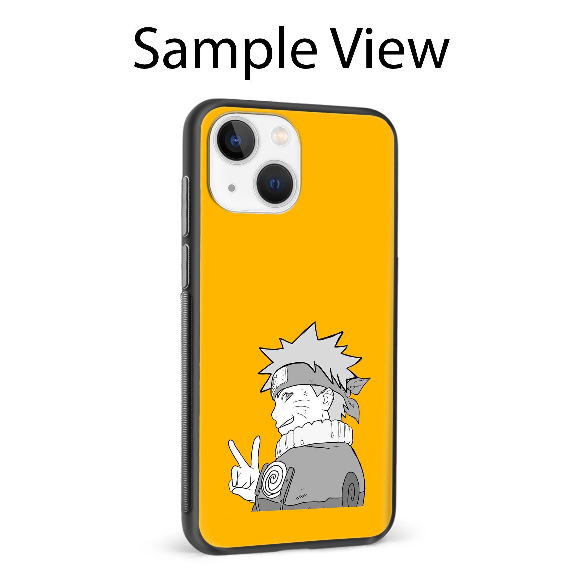 Buy White Naruto Metal-Silicon Back Mobile Phone Case/Cover For Samsung S22 Online