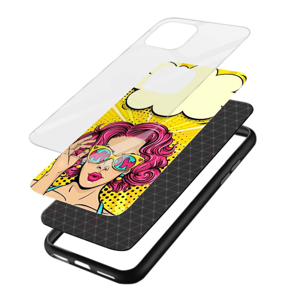 Buy Woow Girl Glass Back Phone Case/Cover Online