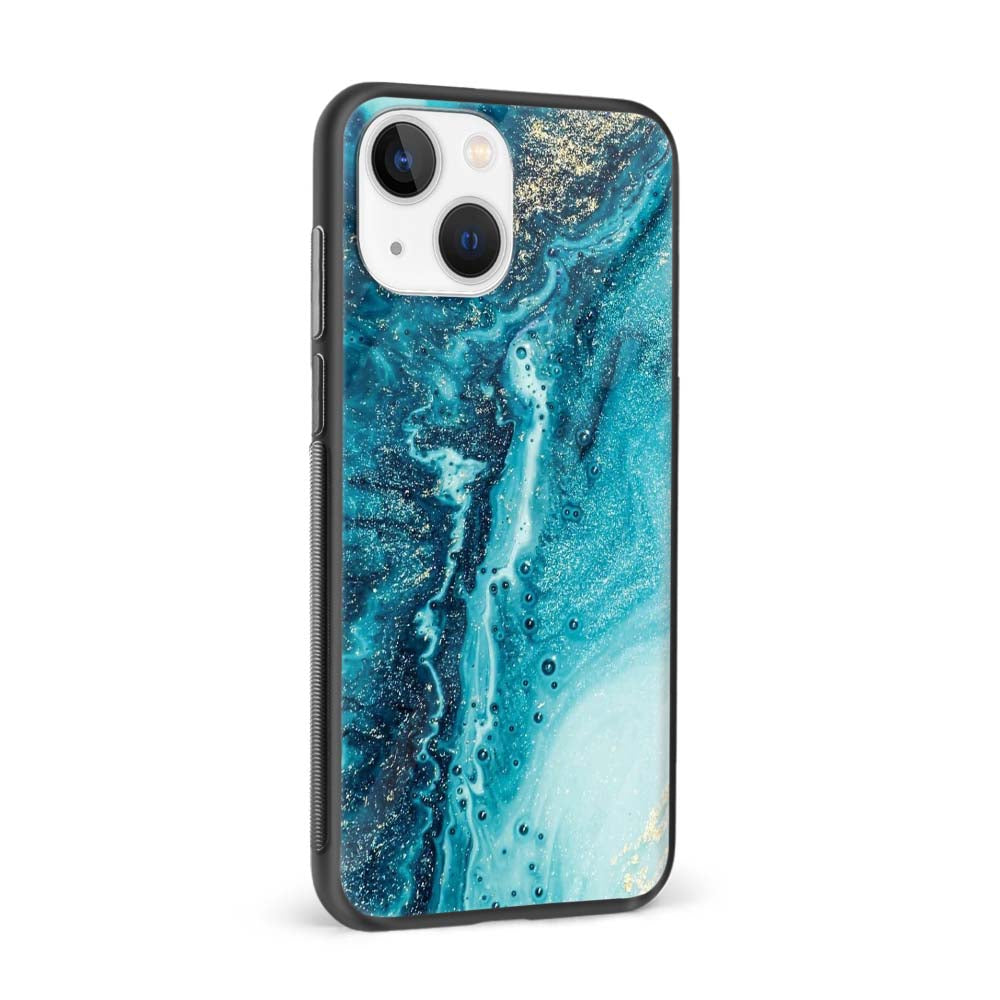 Buy Sea Texture Glass Back Phone Case/Cover Online