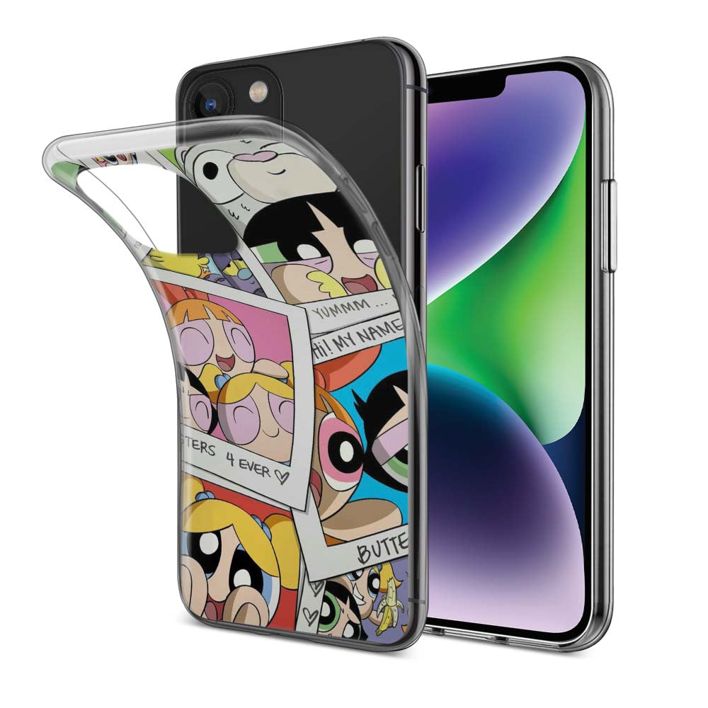 Buy Pow Sisters Soft Silicon Mobile Back Cover Online