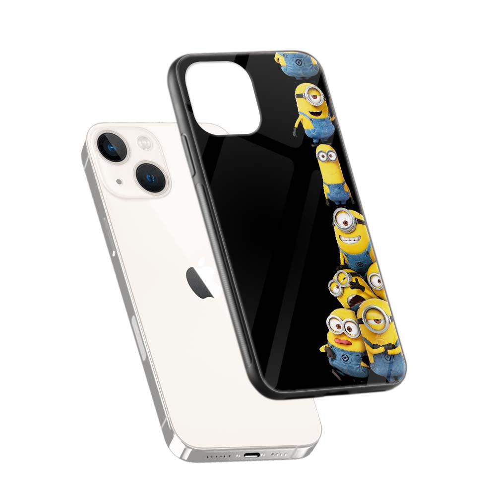 Buy Stupid Minions Glass Back Phone Case/Cover Online