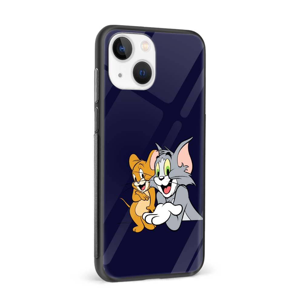 Buy Tom And Jerry Glass Back Phone Case/Cover Online