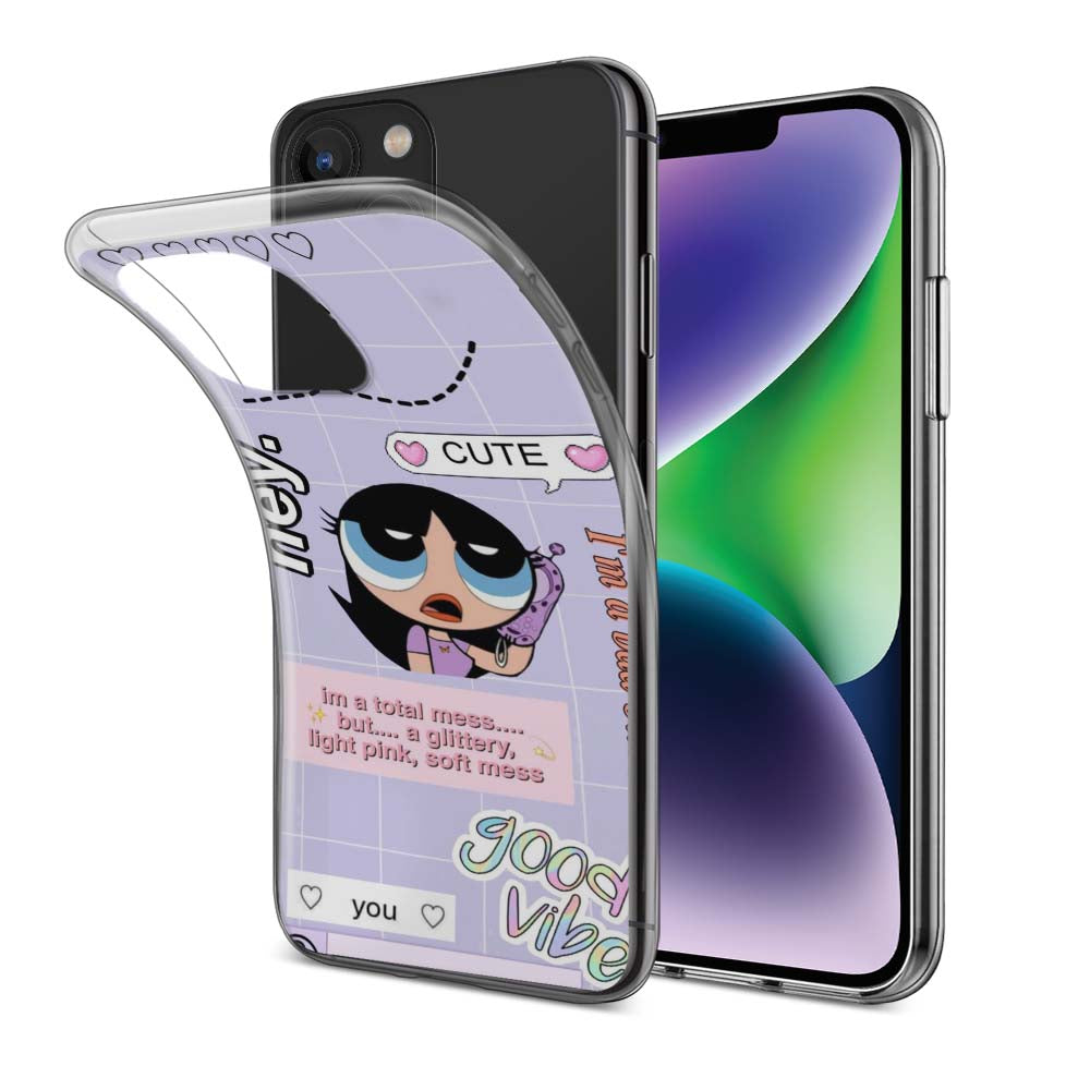 Buy Pow Girls Soft Silicon Mobile Back Cover Online