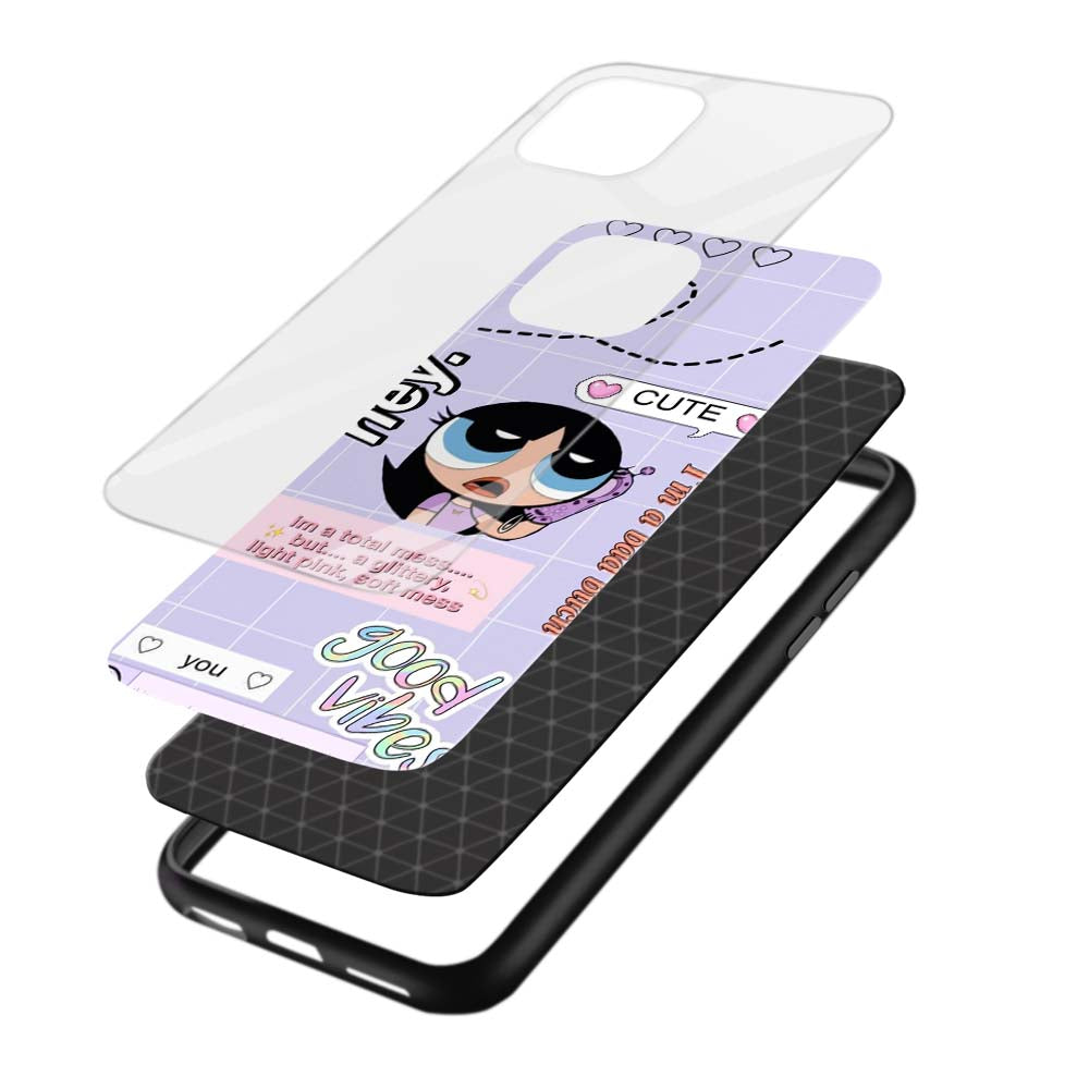 Buy Pow Girls Glass Back Phone Case/Cover Online
