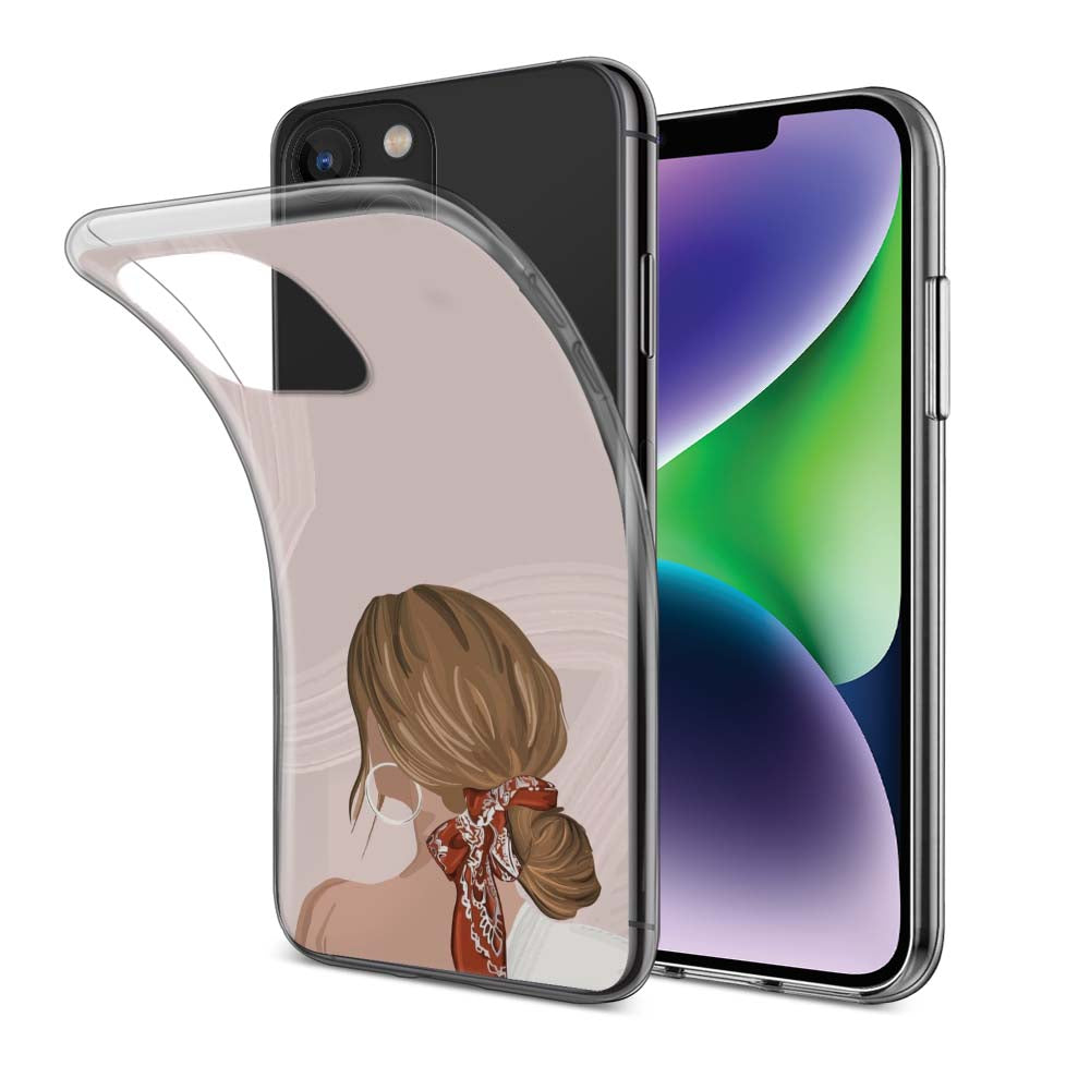 Buy Girl With Beauty Soft Silicon Mobile Back Cover Online