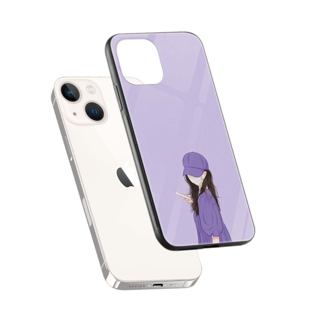 Buy Cap Girl Glass Back Phone Case/Cover Online