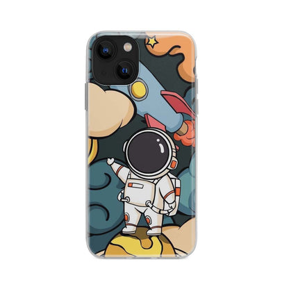 Buy Baby Astronaut Soft Silicon Mobile Back Cover Online