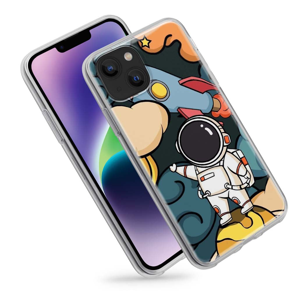 Buy Baby Astronaut Soft Silicon Mobile Back Cover Online