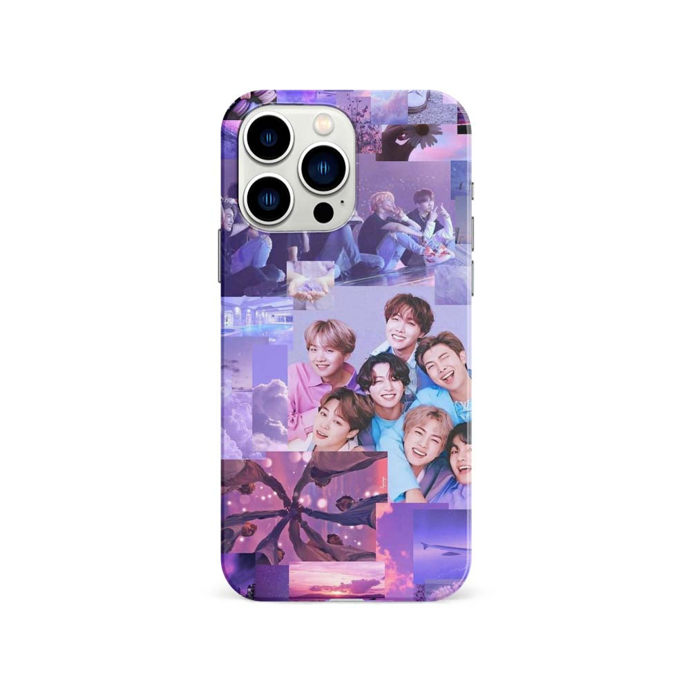 Buy Bts Group Hard Back Mobile Phone Case Cover Online