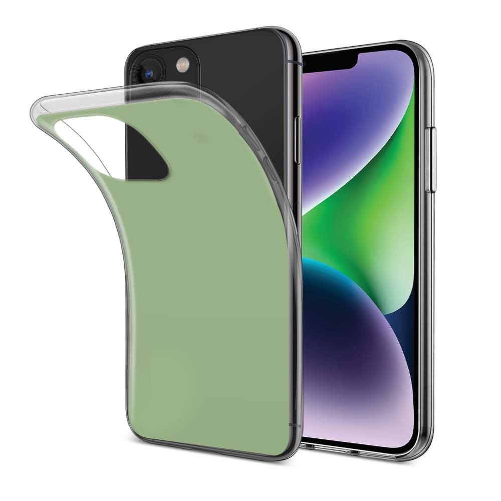 Buy Lite Green Soft Silicon Mobile Back Cover Online