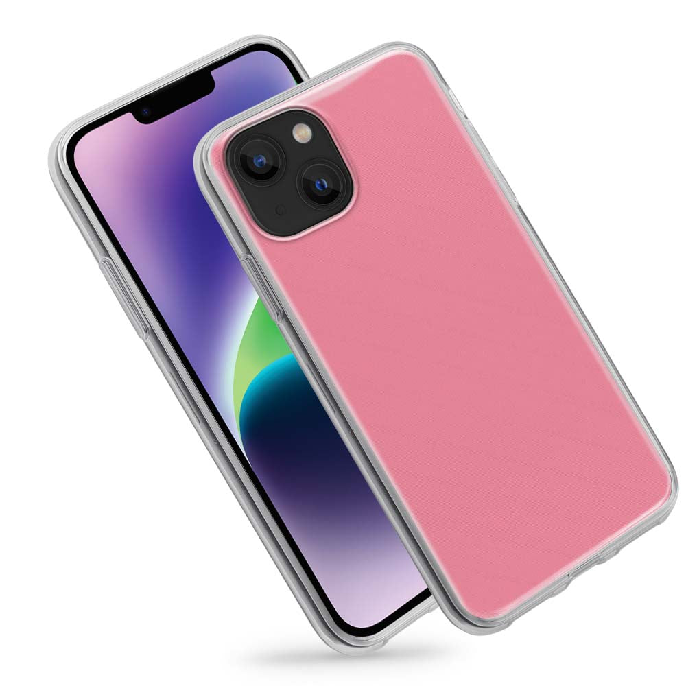 Buy Pink Soft Silicon Mobile Back Cover Online