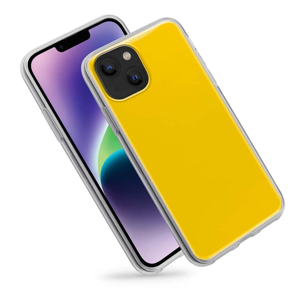 Buy Yellow Soft Silicon Mobile Back Cover Online