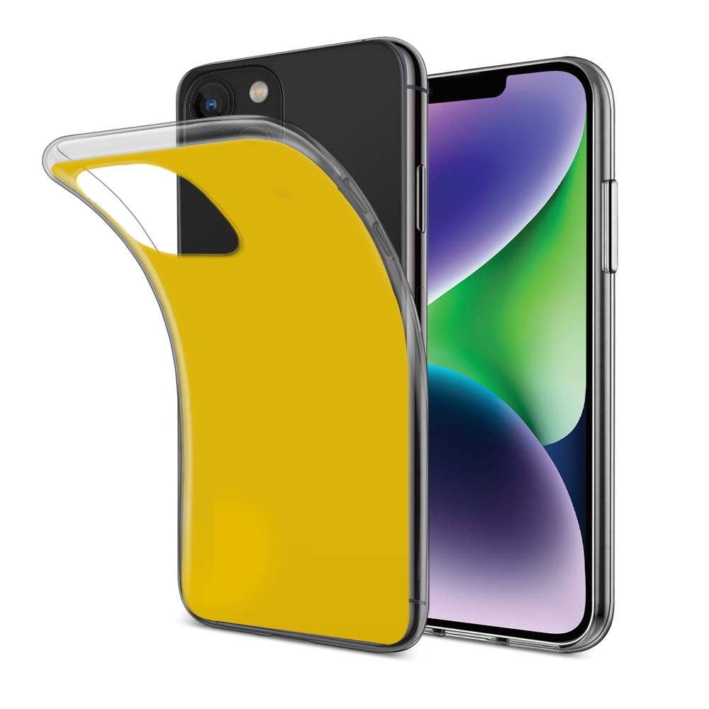 Buy Yellow Soft Silicon Mobile Back Cover Online