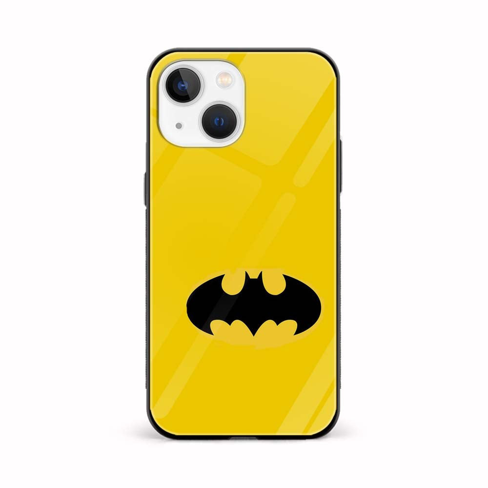 Buy Batman In Yellow Glass Back Phone Case/Cover Online