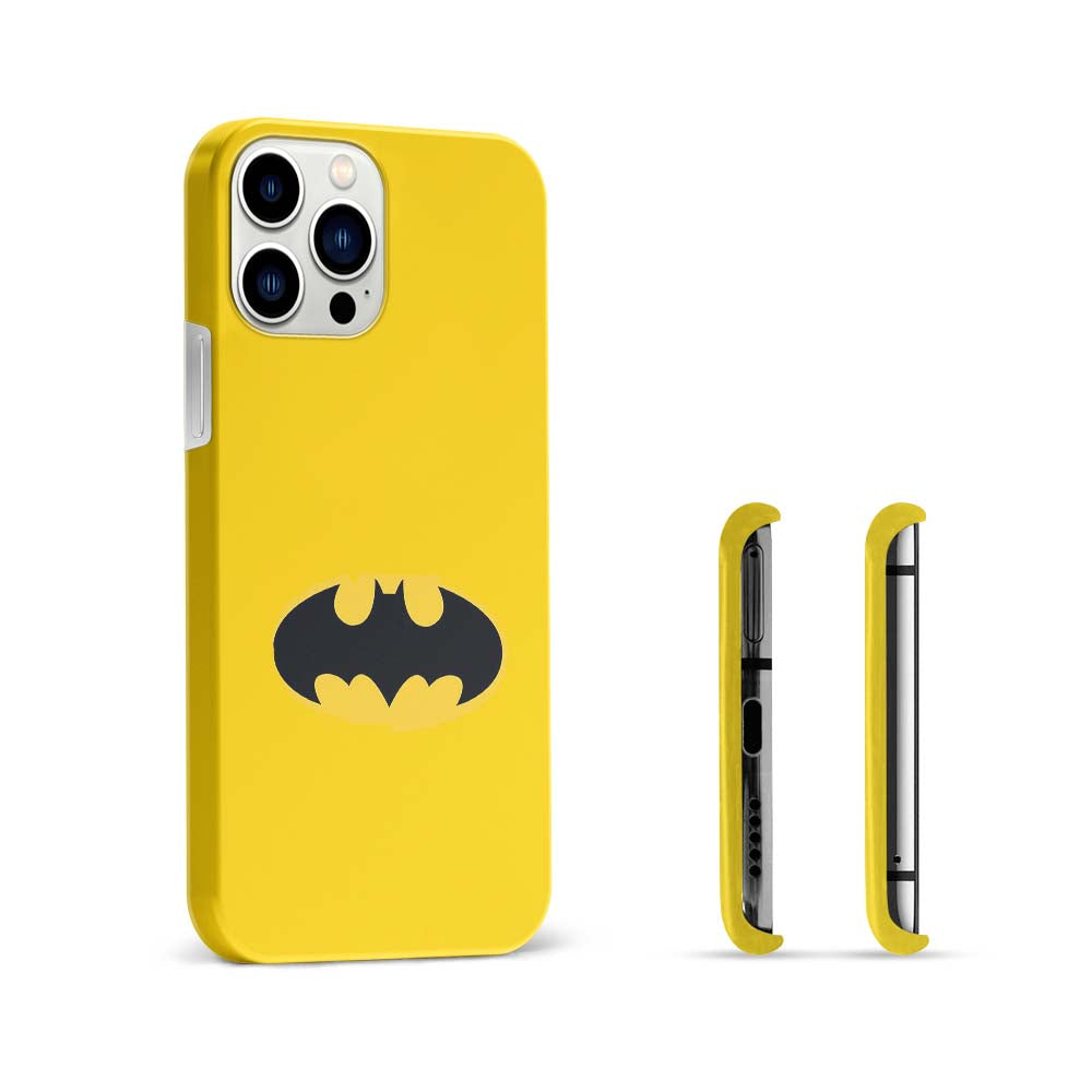 Buy Batman In Yellow Hard Back Mobile Phone Case Cover Online