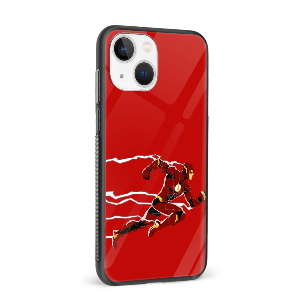 Buy Flash Run Red Glass Back Phone Case/Cover Online