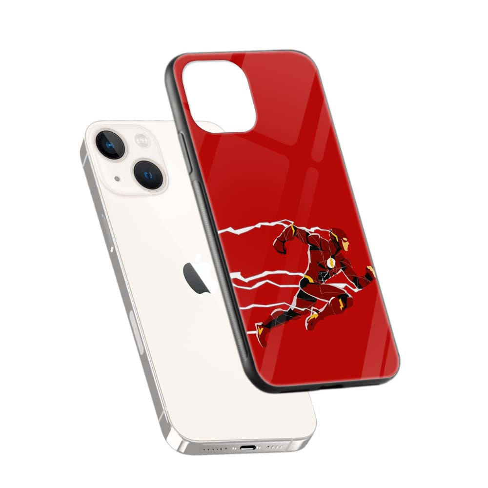 Buy Flash Run Red Glass Back Phone Case/Cover Online