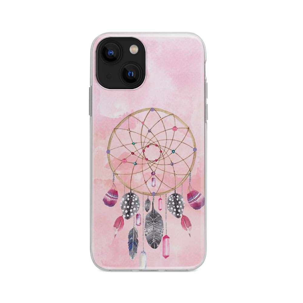 Buy Pink Dream Catcher Soft Silicon Mobile Back Cover Online