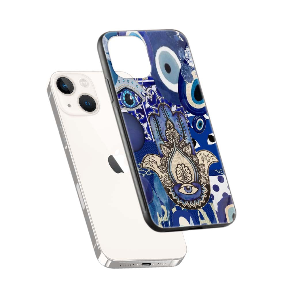 Buy Blue Eye Glass Back Phone Case/Cover Online