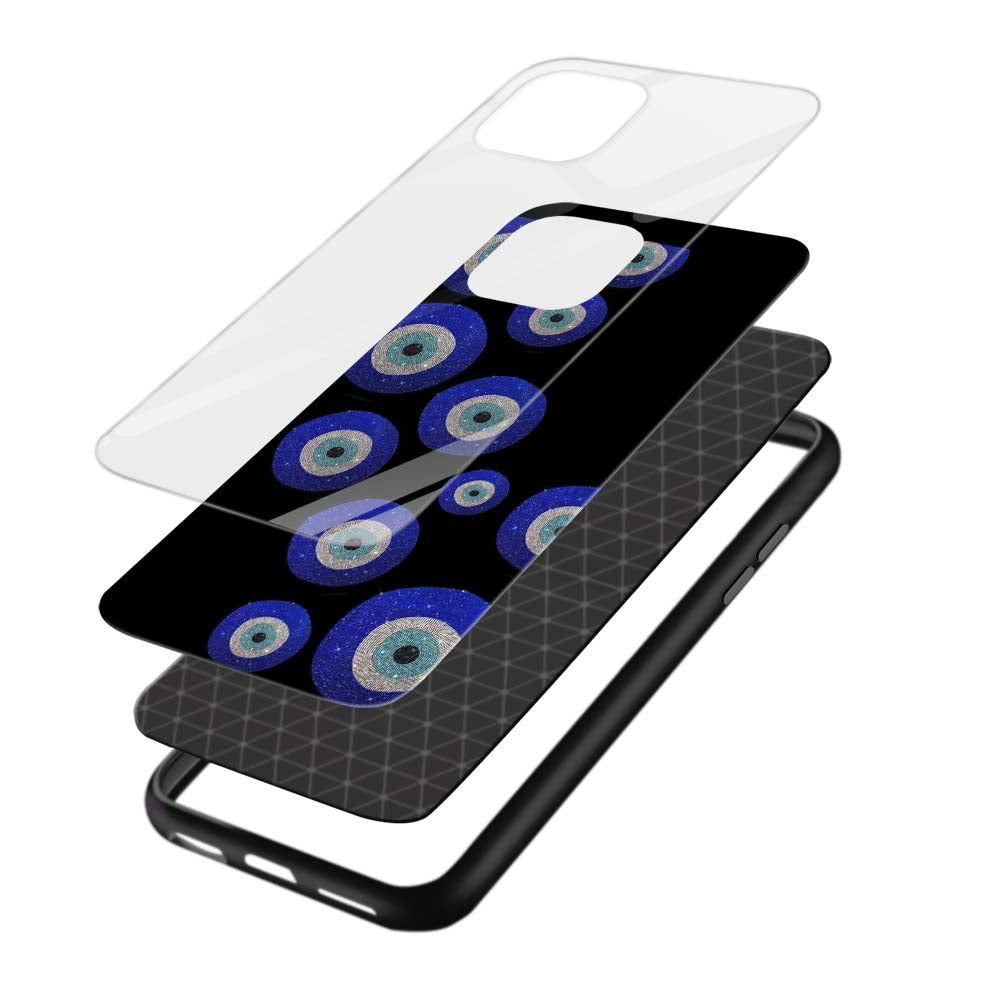 Buy Black Blue Eye Glass Back Phone Case/Cover Online