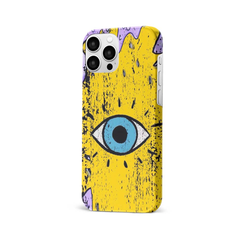 Buy Yellow Open Eye Hard Back Mobile Phone Case Cover Online