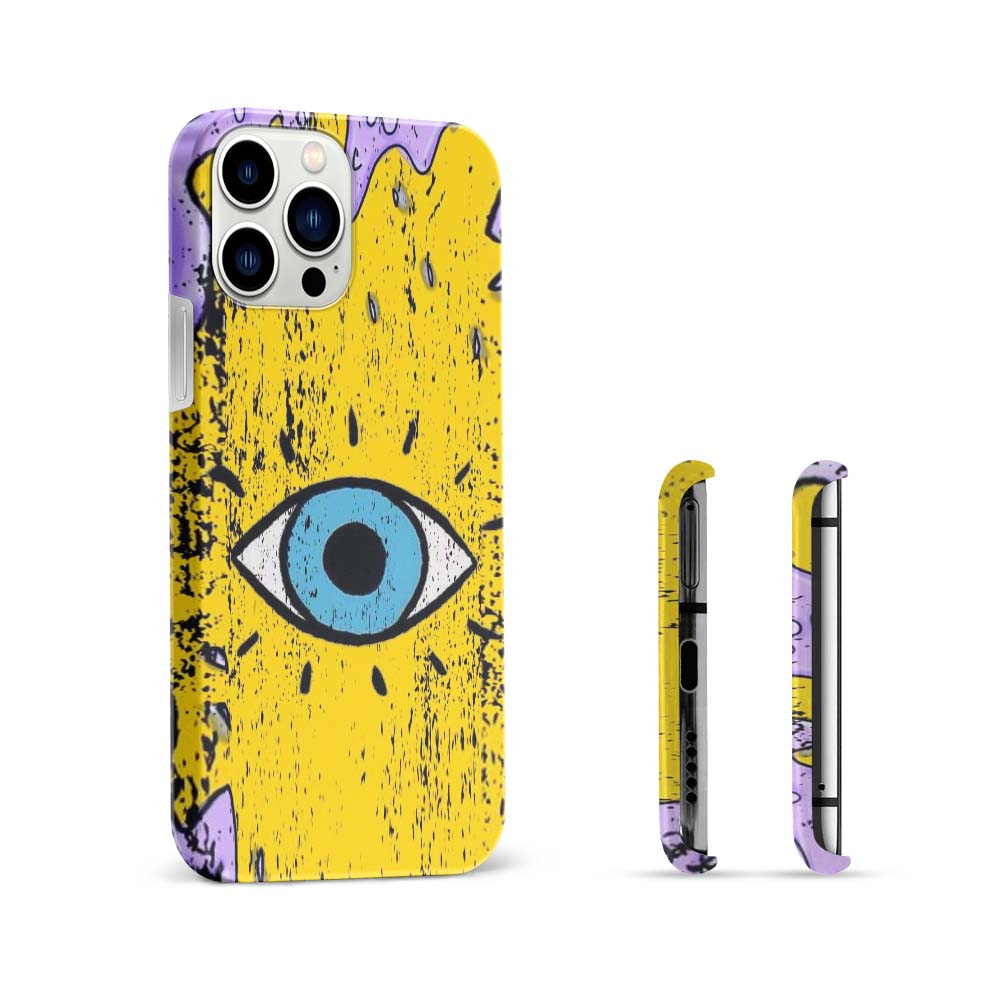 Buy Yellow Open Eye Hard Back Mobile Phone Case Cover Online