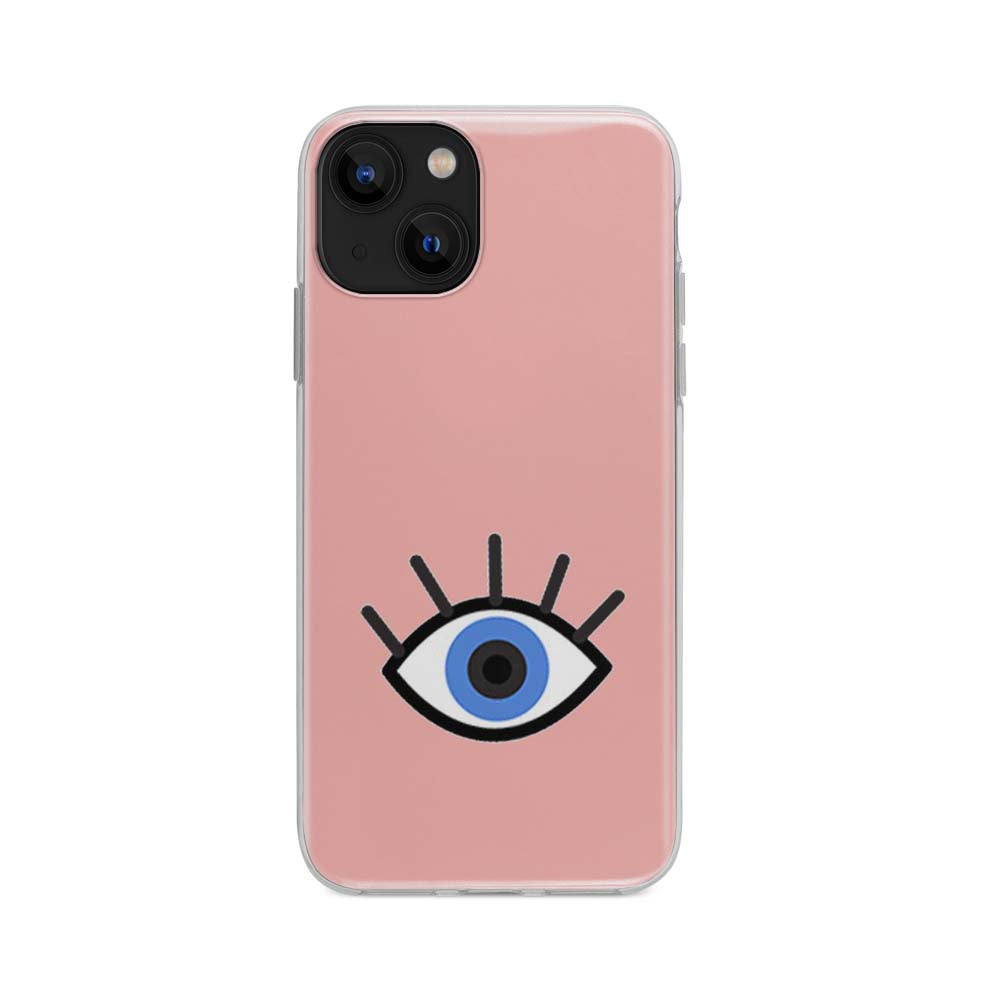 Buy Pink Eye Soft Silicon Mobile Back Cover Online